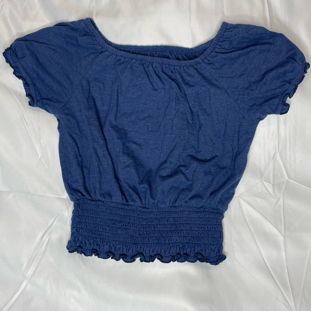Girl’s Old Navy Banded Waist Navy Blue T-Shirt